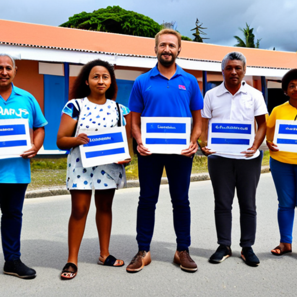 누벨칼레도니 독립 투표 역사 - The 2018 Referendum - Close Call**

"A diverse group of New Caledonians, fully clothed in appropriat...
