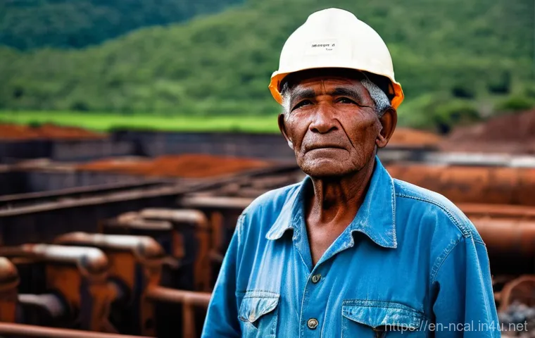 누벨칼레도니 니켈 산업 - **Prompt 1: The Weight of Transition in New Caledonia**
    **Description:** A poignant, low-angle s...