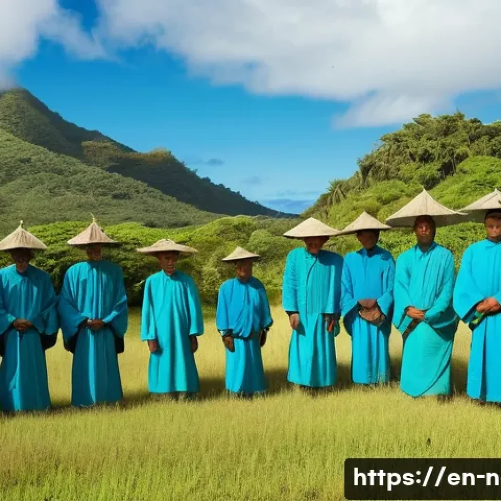 누벨칼레도니 독립운동 - **Prompt:** "A vibrant illustration showcasing the deep cultural heritage and resilience of the Kana...